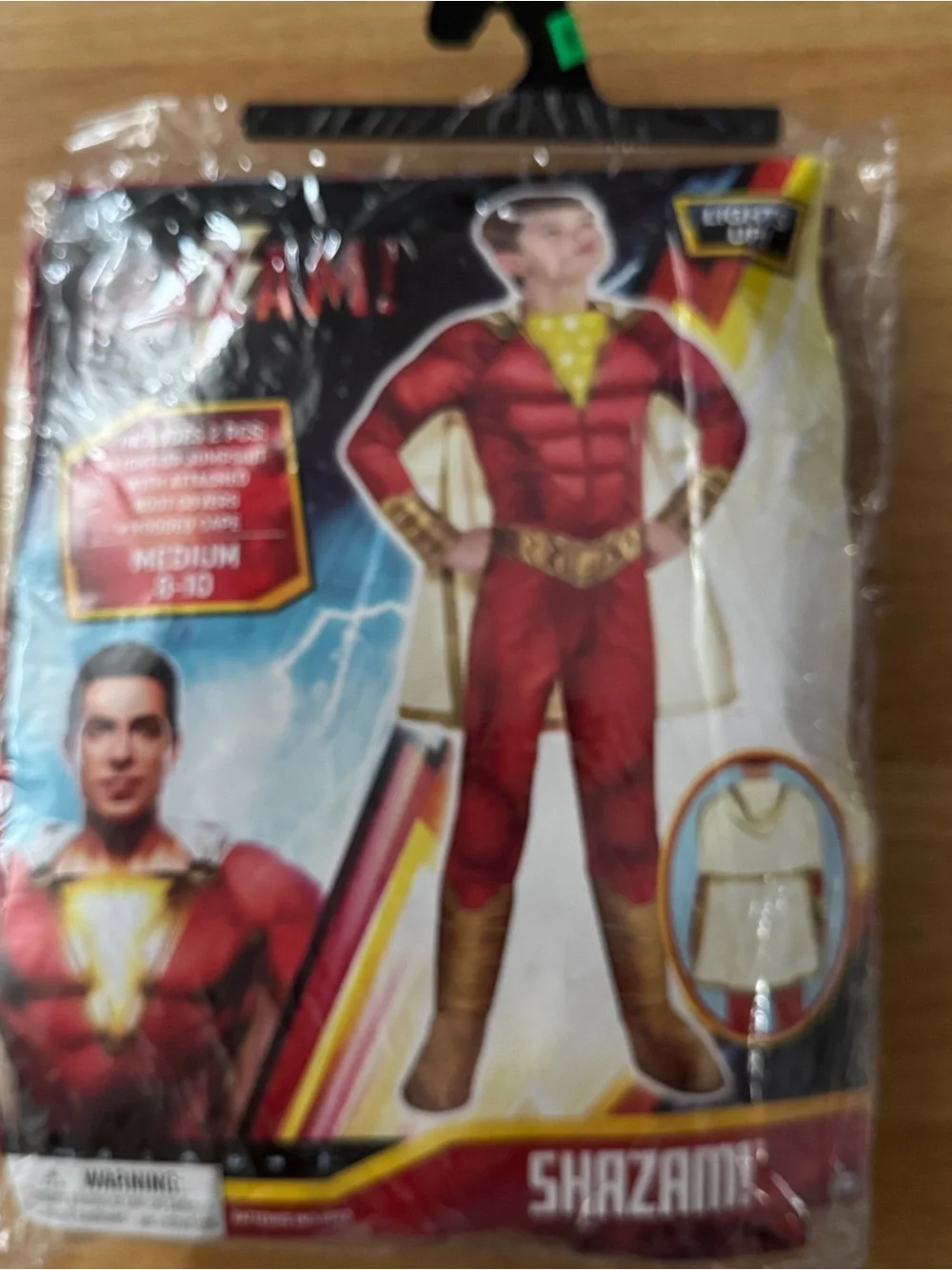 Kids Light-Up Red and Gold Costume - Medium (8-10)
